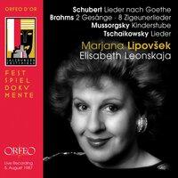 Schubert, Brahms & Mussorgsky: Lieder