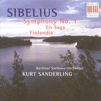 Jean Sibelius: Symphony No. 1 / En saga / Finlandia (Berlin Symphony, K. Sanderling)