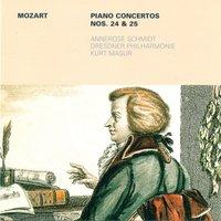 MOZART, W.A.: Piano Concertos Nos. 24 and 25 (Schmidt, Dresden Philharmonic, Masur)