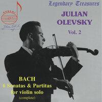 Julian Olevsky, Vol. 2: Bach Sonatas & Partitas