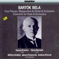 Bartok: 4 Pieces - Rhapsodies for Violin and Orchestra - Concerto for Viola and Orchestra