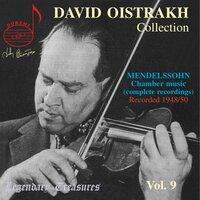 Oistrakh Collection, Vol. 9: Mendelssohn Piano Trios