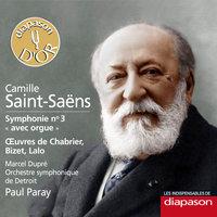 Saint-Saëns: Symphonie No. 3 - Œuvres de Chabrier, Bizet & Lalo (Les indispensables de Diapason)