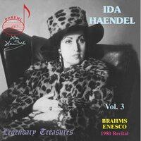Ida Haendel, Vol. 3: 1980 Toronto Recital