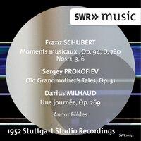 Schubert, Prokofiev & Milhaud: Works for Piano