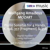 Mozart: Sonatas for Piano 4 Hands, K. 19d, 357 & 358