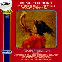 Forster / Haydn / Cherubini / Mozart / Mendelssohn: Works for Horn