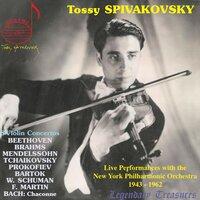 Tossy Spivakovsky Live: 8 Violin Concertos
