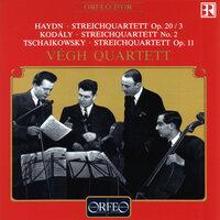 Haydn, Kodály & Tchaikovsky: String Quartets