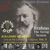 Juilliard Quartet, Vol. 3: Live at Library of Congress – Brahms Sextets