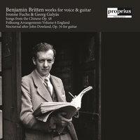 Britten: Works for Voice & Guitar