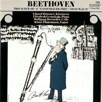 Beethoven: Piano Trio, Op. 11 "Gassenhauer" & 3 Duets for Clarinet & Bassoon, WoO 27
