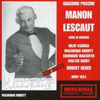 Puccini: Manon Lescaut (Sung in German) [Recorded 1954]
