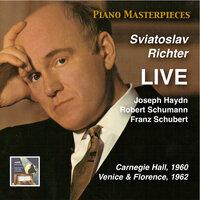 Piano Masterpieces, Vol. 4: Sviatoslav Richter (Recorded 1960 & 1962)