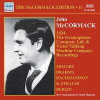 John McCormack: The Gramophone Company Ltd. & Victor Talking Machine Company Recordings