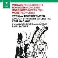Milhaud, Honegger, Hoddinott & Moret: Works for Cello and Orchestra