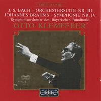 Bach: Orchestral Suite No. 3 in D Major, BWV 1068 - Brahms: Symphony No. 4 in E Minor, Op. 98