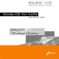 Play It - Study-Cd for Cello: Bernhard Romberg, Sonate I, Op. 43,1, B-Flat Major / B-Dur