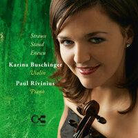 Strauss, Staud & Enescu: Music for Violin and Piano