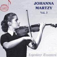 Johanna Martzy Live, Vol. 3