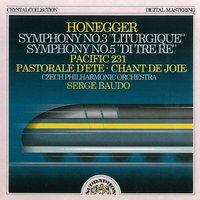 Honegger: Symphonies No. 3 "Liturgique" and No. 5 "Pacific 231"