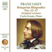 Liszt Complete Piano Music, Vol. 48: Hungarian Rhapsodies, Nos. 12-17