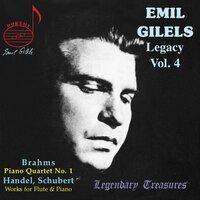 Emil Gilels Legacy, Vol. 4: Brahms Quartet, Op. 25
