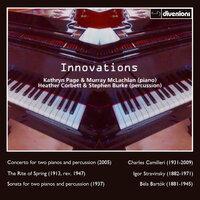 Innovations: Music for 2 Pianos & Percussion