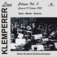 Klemperer Live: Cologne Vol. 5 — Concert 17 October 1955 (Historical Recording)