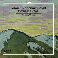 Johann Nepomunk David: Symphonies Nos. 2 & 4
