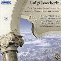 Boccherini: 3 Quartets for flute and strings, Op. 5 - Quintet in C major for flute, oboe and strings
