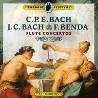 C.P.E. Bach, J.C. Bach & Benda: Flute Concertos