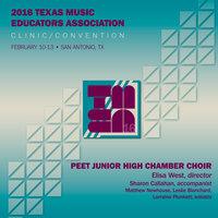 2016 Texas Music Educators Association (TMEA): Peet Junior High Chamber Choir