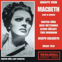 Verdi: Macbeth [Sung in German]