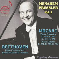 Manahem Pressler, Vol. 3: Mozart, Beethoven