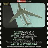 Mahler: Symphony No. 1 - Elgar: Enigma Variations  - Strauss: Der Rosenkavalier Suite (1953-1959)