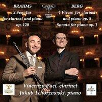 Brahms & Berg: Works for Clarinet & Piano