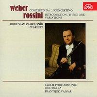 Weber, Rossini: Compositions for Clarinet and Orchestra