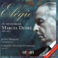 Élégie: In memoriam Marcel Dupré