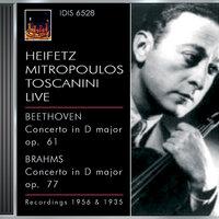 Beethoven, L. Van: Violin Concerto, Op. 61 / Brahms, J.: Violin Concerto, Op. 77 (Heifetz) (1935, 1956)