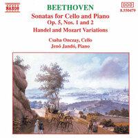 Beethoven: Cello Sonatas Nos. 1 and 2