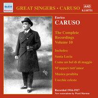 Caruso, Enrico: Complete Recordings, Vol. 10 (1916-1917)