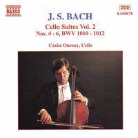 Bach, J.S.: Cello Suites Nos. 4-6, Bwv 1010-1012