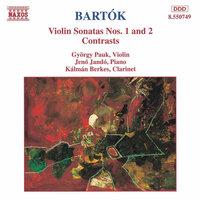 Bartok: Violin Sonatas Nos. 1 and 2 / Contrasts