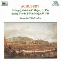 Schubert: String Quintet in C Major / String Trio in B-Flat Major