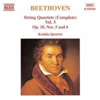 Beethoven: String Quartets, Op. 18, Nos. 5 and 6