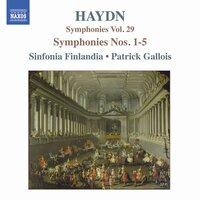 Haydn: Symphonies, Vol. 29 (Nos. 1, 2, 3, 4, 5)