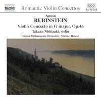 Rubinstein: Violin Concerto – Cui: Suite Concertante