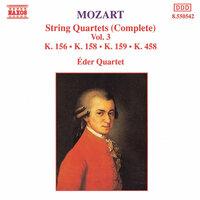 Mozart: String Quartets, K. 156, K. 158-159 and K. 458
