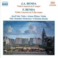 Benda, F.: Violin Concerto  / Benda, J. A.: Viola Concerto